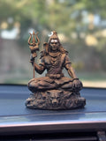 Bholenath Shiva — The Calm Protector | Hand-Finished Idol for Car, Desk & Altar