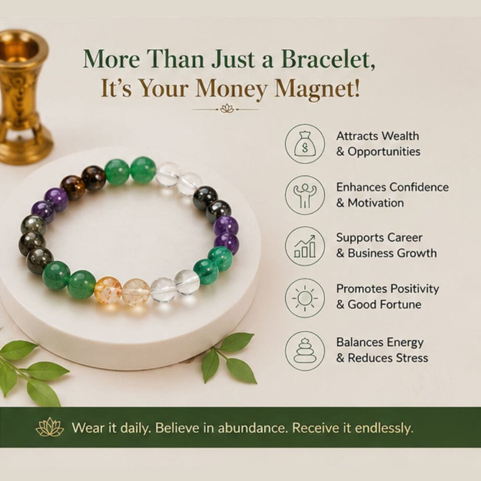 Money Magnet Healing Crystal Bracelet