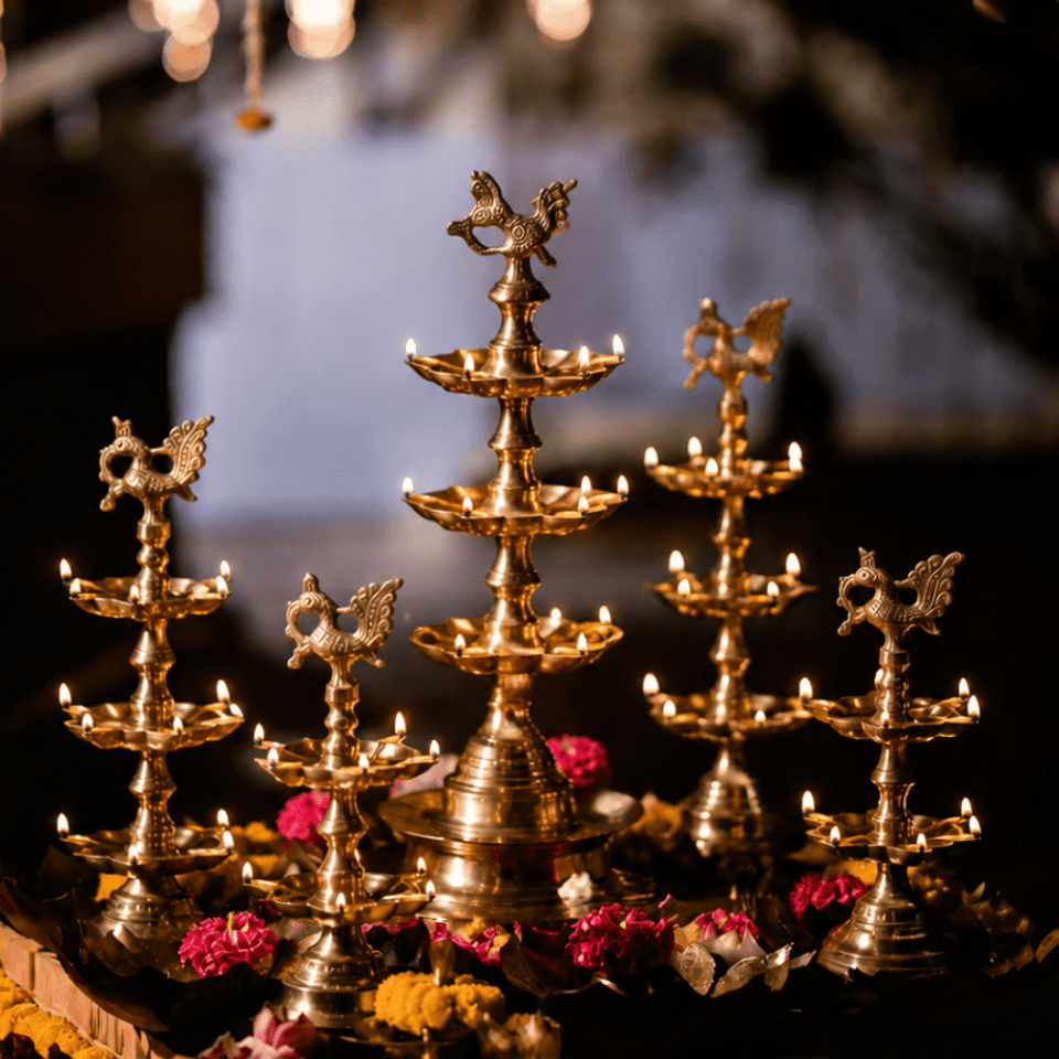 Handcrafted Brass Peacock Diya