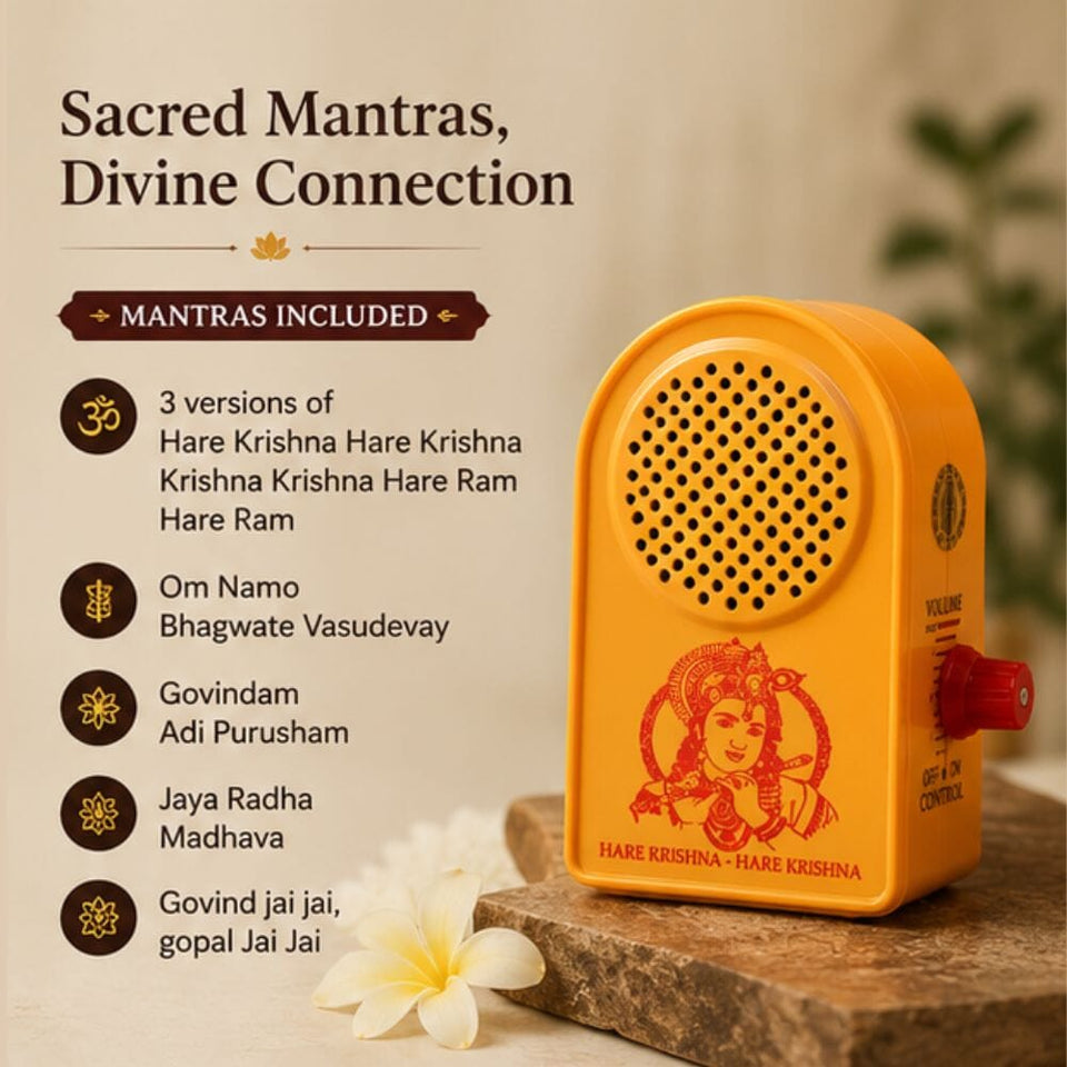 Hare Krishna Musical Chanting Mantra Speaker Box