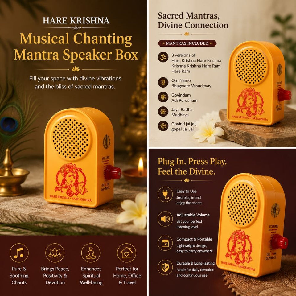 Hare Krishna Musical Chanting Mantra Speaker Box