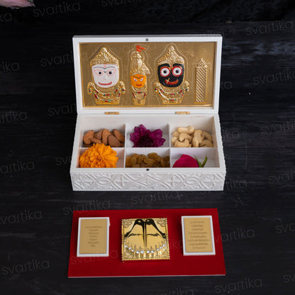 Svastika Jagannath Pocket Temple - Gold Coated