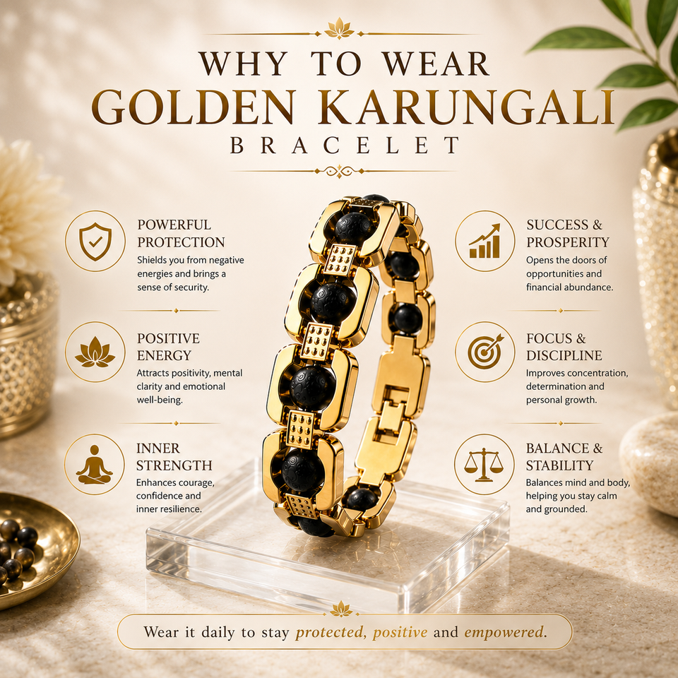 Golden Karungali Bracelet