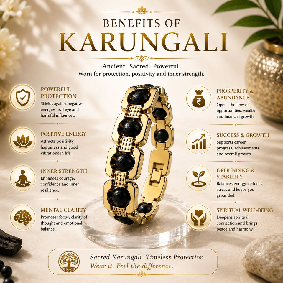 Golden Karungali Bracelet