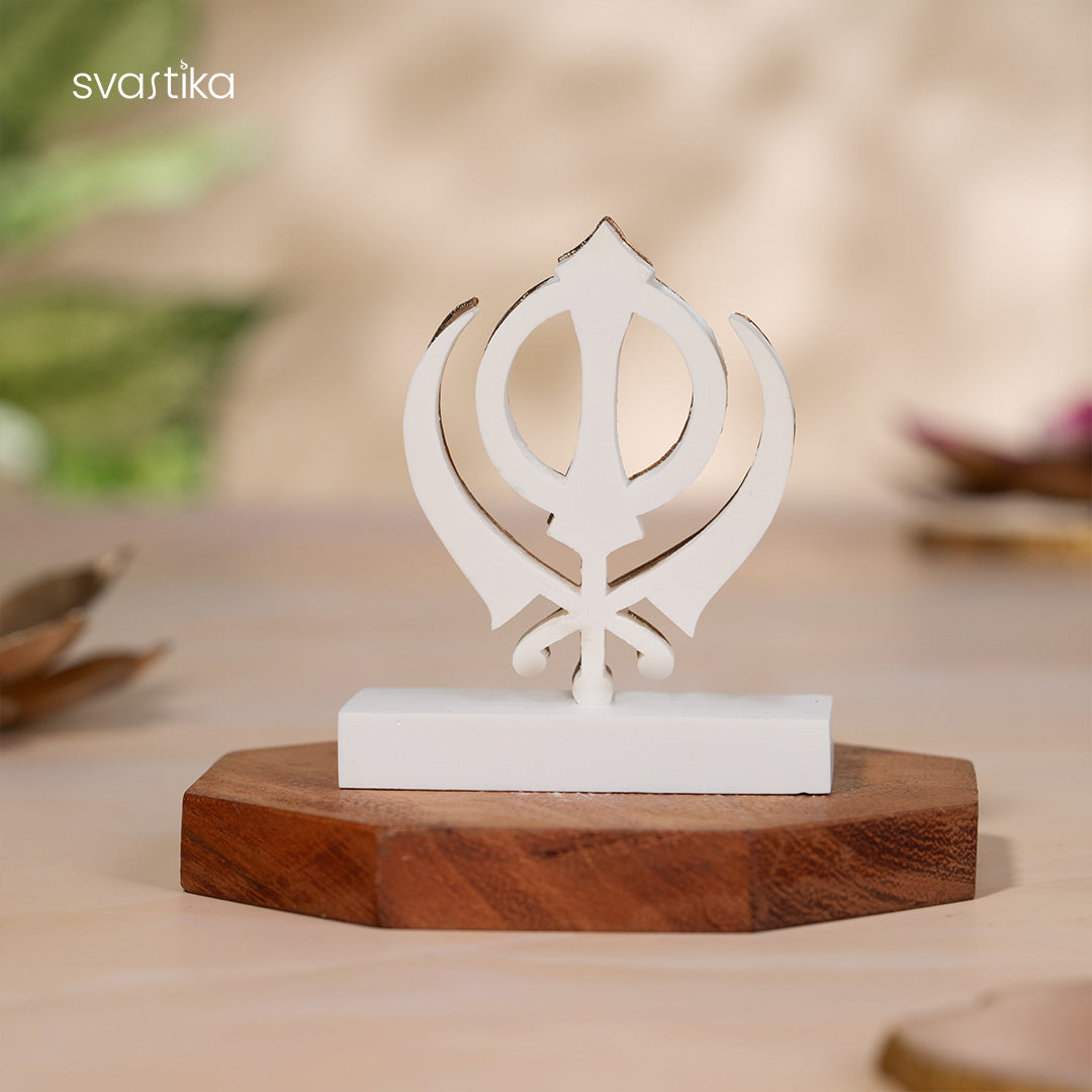 KHANDA for Car Dashboard - Gold Plated