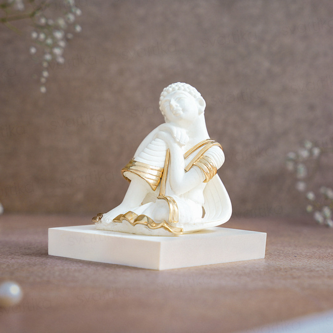Meditating Buddha Statue in Deep Peace