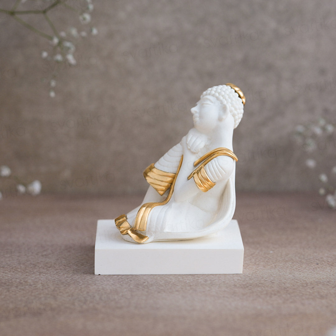 Meditating Buddha Statue in Deep Peace