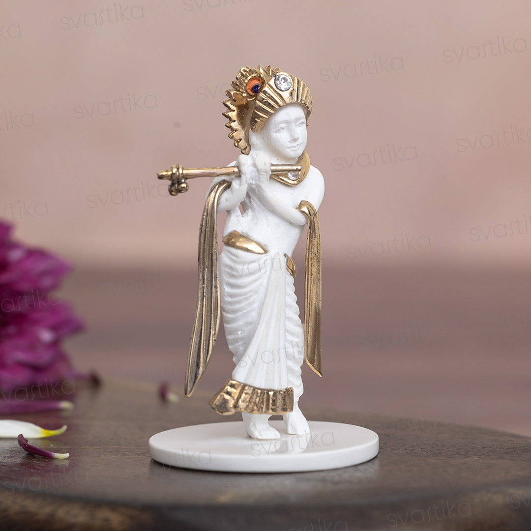 Krishna Flute Idol for Blessed Journeys