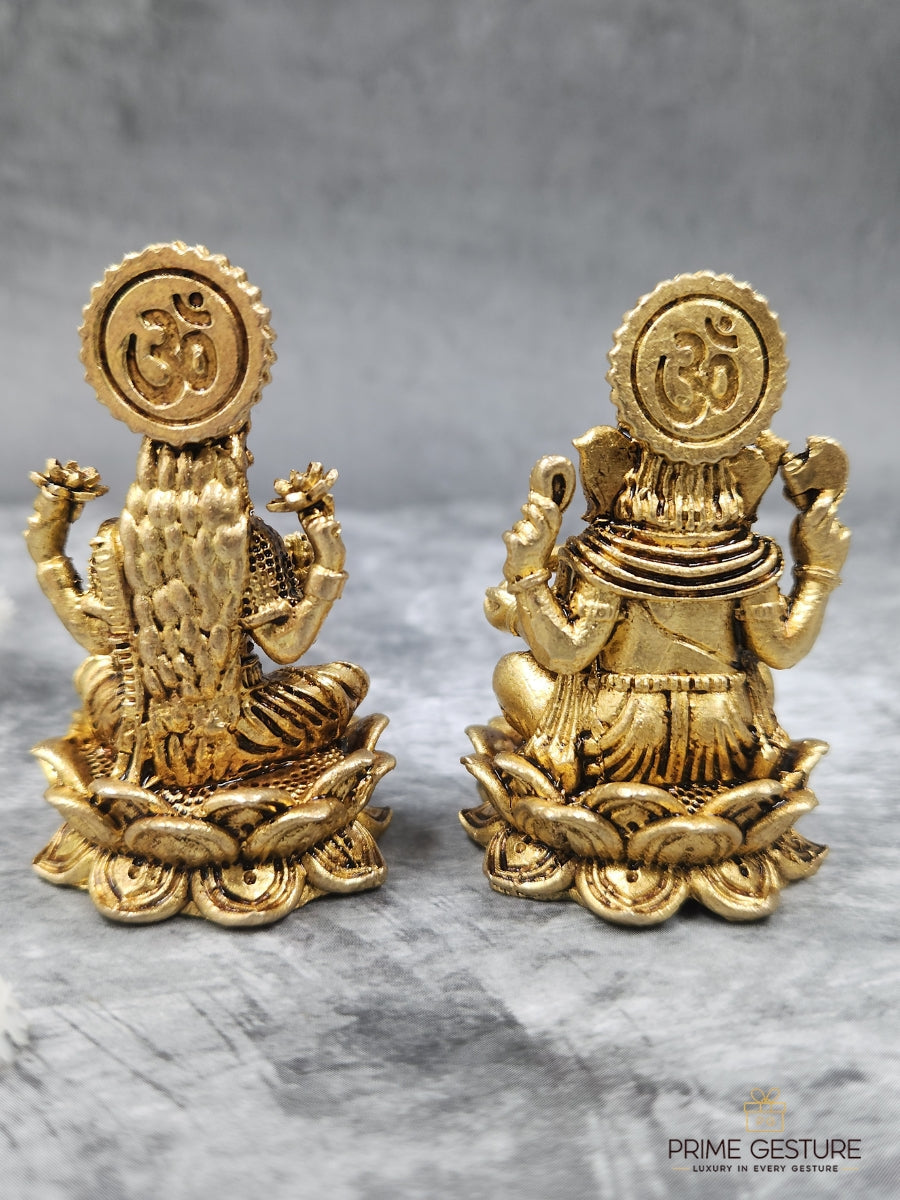 Brass Lakshmi Ganesh Idol Set