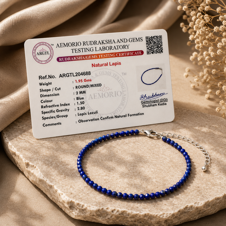 Lapis Lazuli Anklet