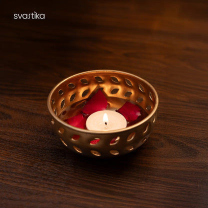 Lotus Urli Bowl with Stand (Set of 10)