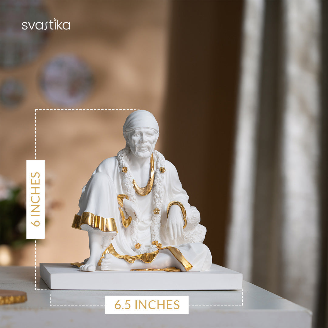 Sai Baba Idol in Peaceful Blessing