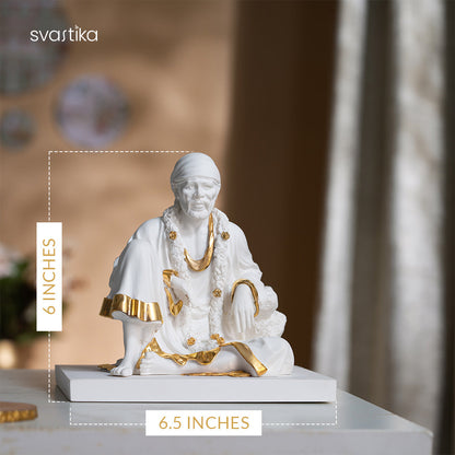Sai Baba Idol in Peaceful Blessing