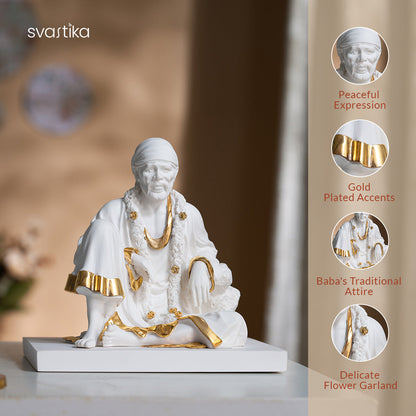 Sai Baba Idol in Peaceful Blessing