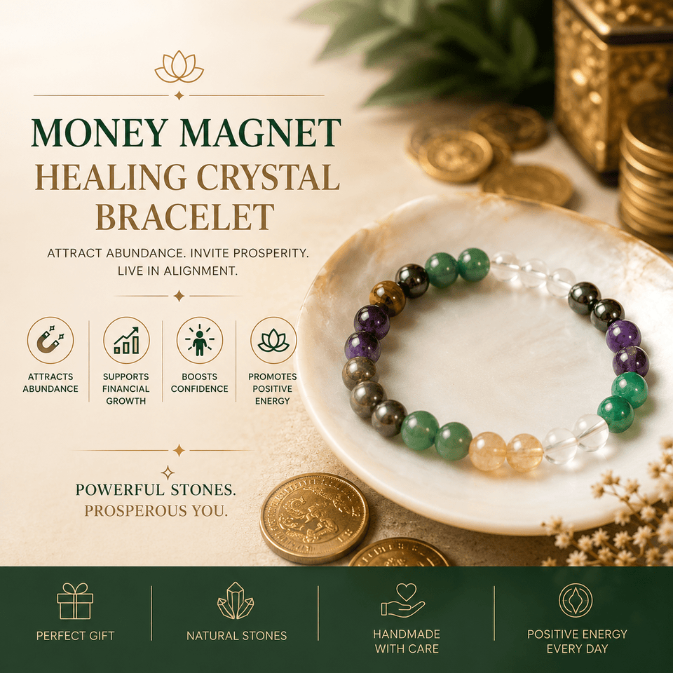 Money Magnet Healing Crystal Bracelet