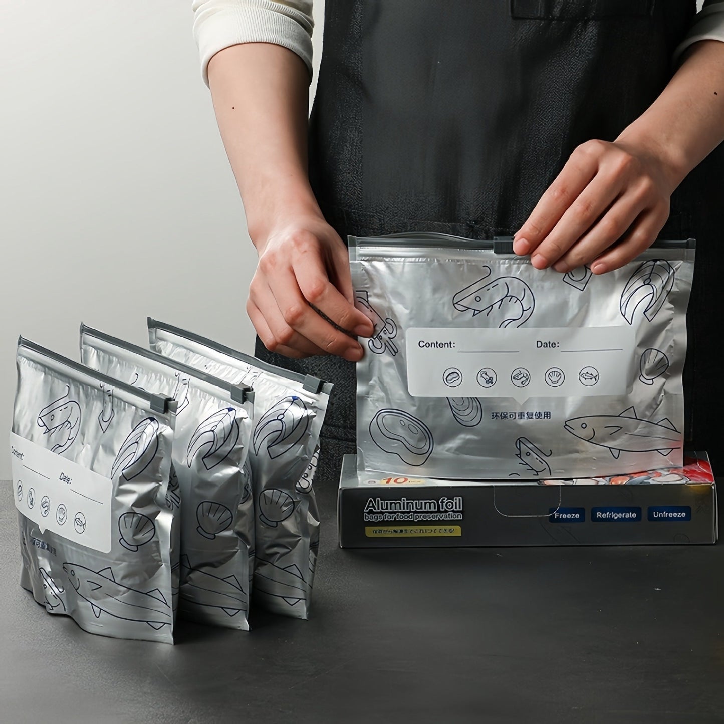 Aluminum Foil Fresh Keeping Sealed Bag