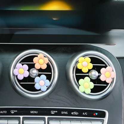 Cute Floral Air Vent Clips