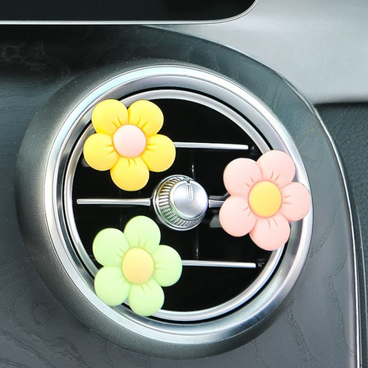 Cute Floral Air Vent Clips