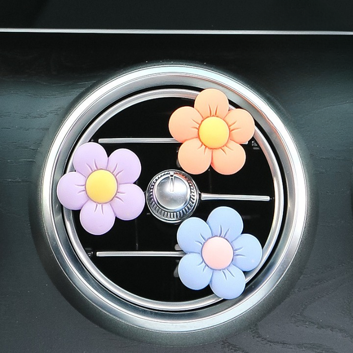Cute Floral Air Vent Clips