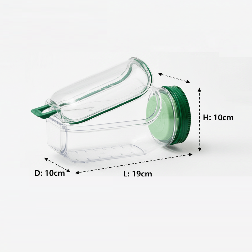 Portable Salad Jar with Sauce Cup