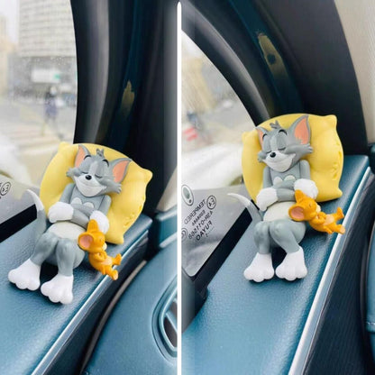 Sleeping Tom & Jerry Cute Car Interior Accessory