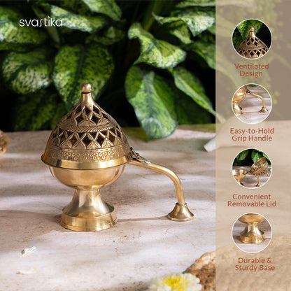 Pavitra Brass Dhuni (6 Inch)