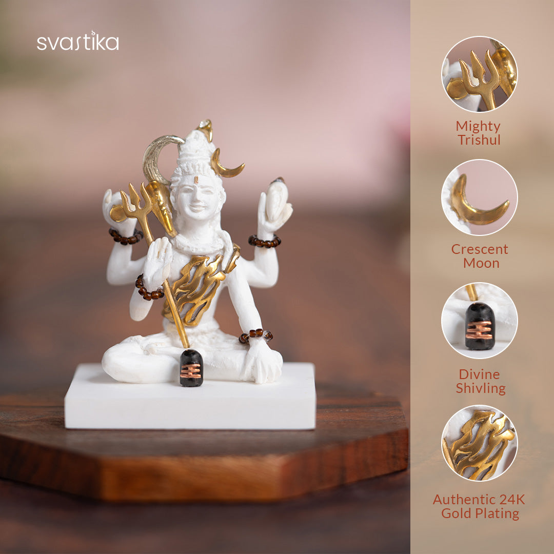 Mahadev Idol in Deep Meditation