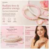 Rose Quartz Crystal Healing Bracelet | Love Stone