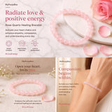 Rose Quartz Crystal Healing Bracelet | Love Stone