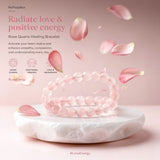 Rose Quartz Crystal Healing Bracelet | Love Stone