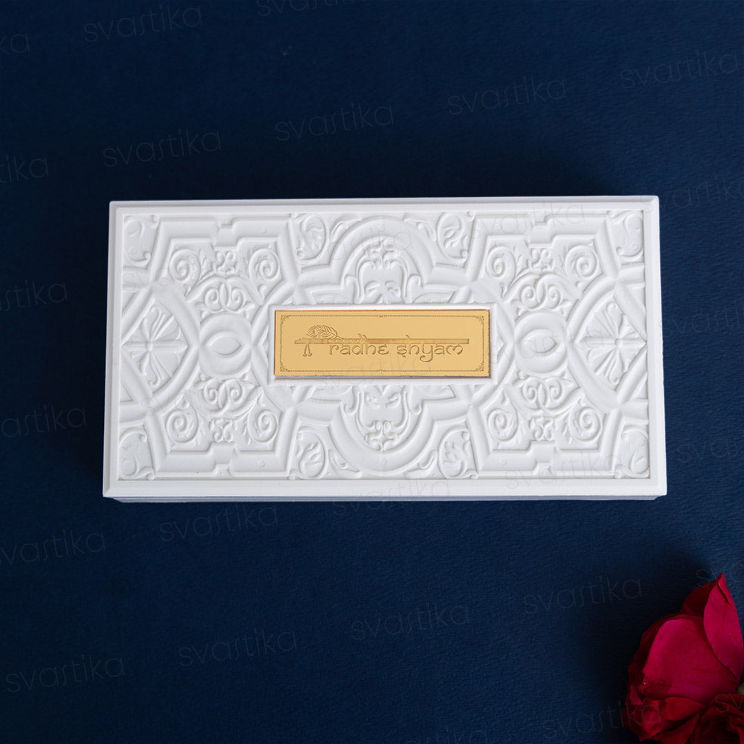 Svastika Radhe Krishna Pocket Temple - Gold Plated