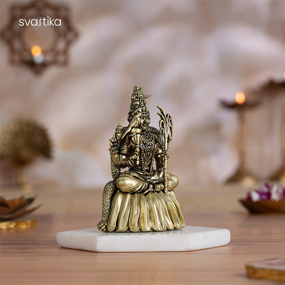 Brass Rajarajeshwari Idol (4 Inch)