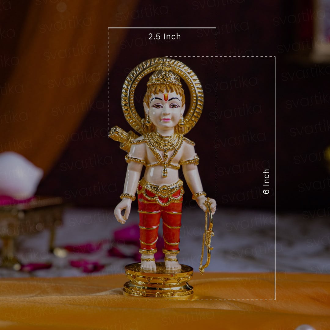 Childhood Form of Lord Ram - Gold Plated (6 Inch)