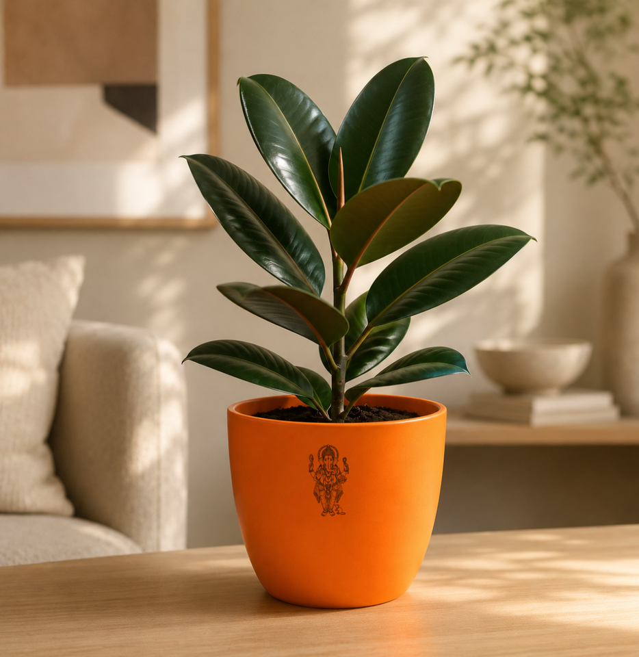 Rubber Plant ( रबर का पौधा )