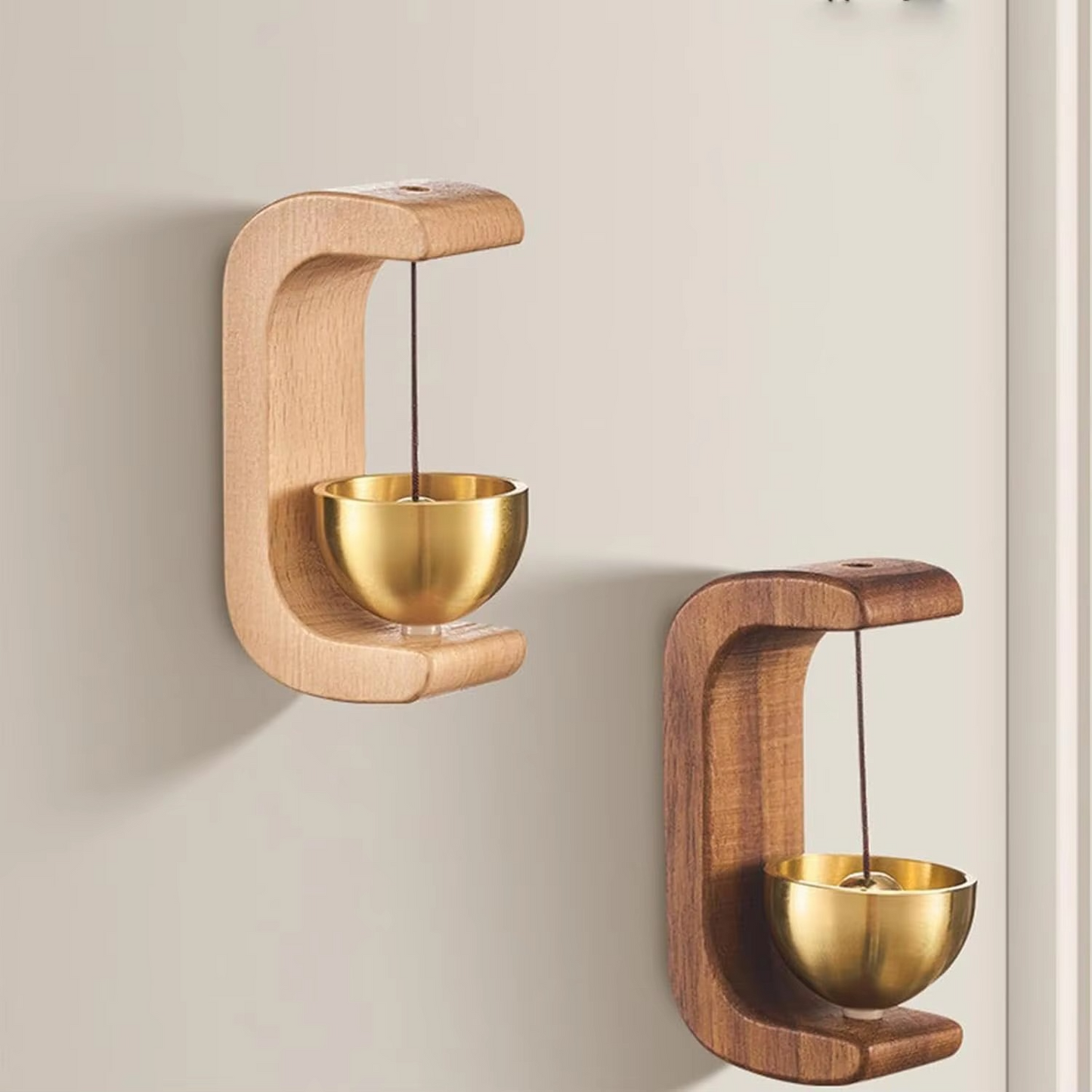 Premium Magnetic Wooden Door Bell for Home, Fridge & Door Decor