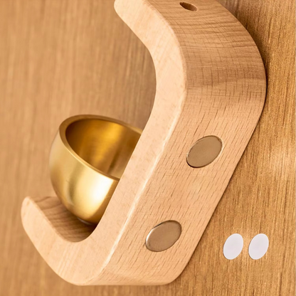Premium Magnetic Wooden Door Bell for Home, Fridge & Door Decor