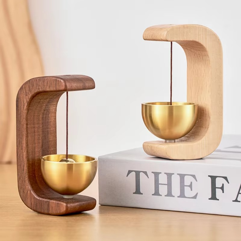Premium Magnetic Wooden Door Bell for Home, Fridge & Door Decor