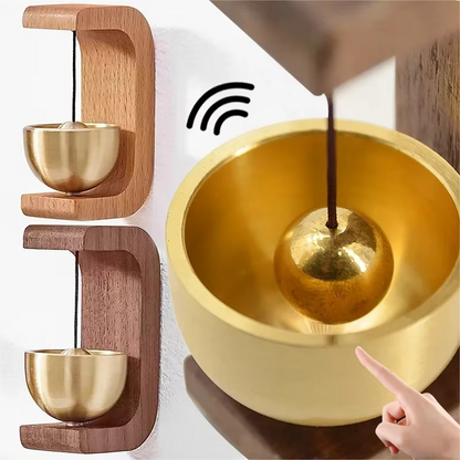 Premium Magnetic Wooden Door Bell for Home, Fridge & Door Decor