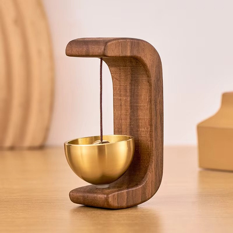 Premium Magnetic Wooden Door Bell for Home, Fridge & Door Decor