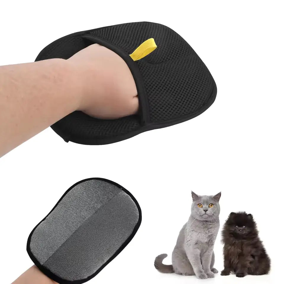 Pet Hair Remover Glove for Dogs & Cats