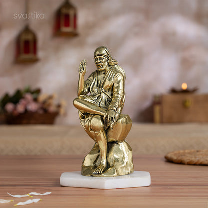 Brass Shirdi Sai Baba Statue