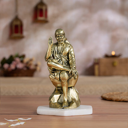 Brass Shirdi Sai Baba Statue