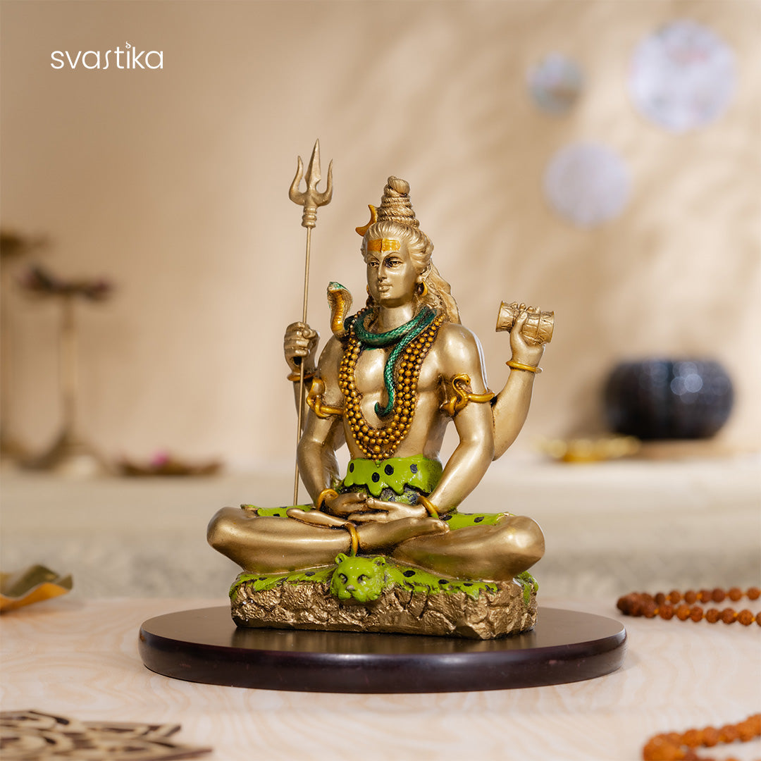 Lord Shiva Dhyana Mudra Antique Murti