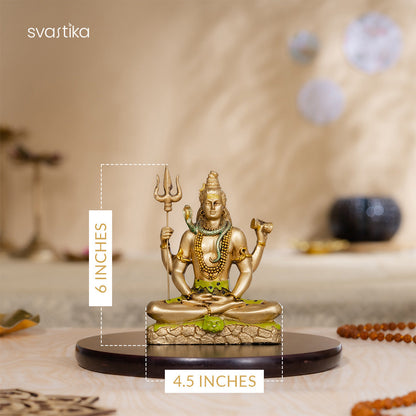 Lord Shiva Dhyana Mudra Antique Murti