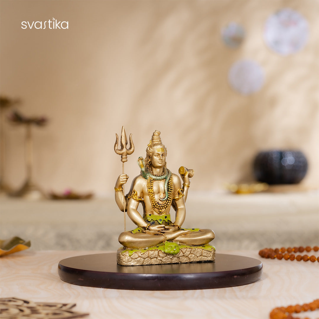 Lord Shiva Dhyana Mudra Antique Murti