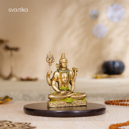 Lord Shiva Dhyana Mudra Antique Murti