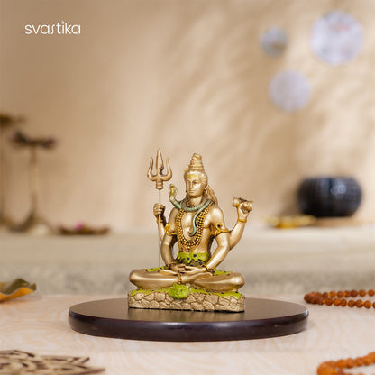 Lord Shiva Dhyana Mudra Antique Murti