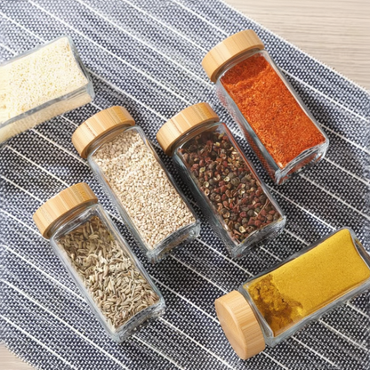 Glass Spice Jars