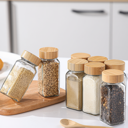 Glass Spice Jars