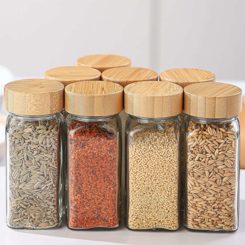 Glass Spice Jars